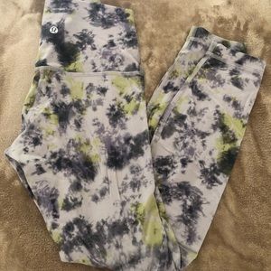Tie die lululemon align leggings